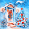 soave background animated christmas winter house - Бесплатный анимированный гифка анимированный гифка