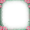 soave frame vintage flowers rose  lace pink green - 無料png アニメーションGIF