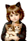 loly33 enfant chat - 免费PNG 动画 GIF