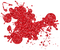 Glitter.Spatter.Red - png grátis Gif Animado