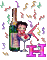 Kaz_Creations Alphabets Confetti Betty Boop  Letter H - 無料のアニメーション GIF アニメーションGIF