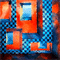 soave background animated surreal room blue orange - Бесплатный анимированный гифка анимированный гифка