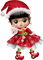 christmas doll by nataliplus - zadarmo png animovaný GIF