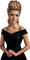 Kaz_Creations Woman Femme Black - ilmainen png animoitu GIF