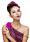 charmille _ femme en violet - bezmaksas png animēts GIF