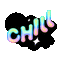 Chill Out Text - GIF animé gratuit GIF animé