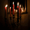 candle fire gif anime animated light chandelles candlelight bougie bougies candles kerzen feu lumière room chambre medieval gothic fond