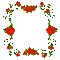 Frame. Rose. Red. Leila - Bezmaksas animēts GIF animēts GIF