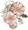 pink flower cluster Bb2 - PNG gratuit GIF animé
