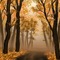 autumn forest bg - png gratis GIF animasi