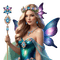 springtimes spring fairy girl woman fantasy - gratis png geanimeerde GIF