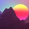 vaporwave background - png gratis GIF animasi
