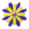 Kaz_Creations Colours Deco Glass Flower - png gratuito GIF animata