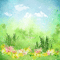 soave background animated spring garden flowers - GIF animé gratuit GIF animé