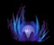 lotus bleu - png gratis GIF animado