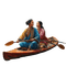 loly33 femme barque asiatique - gratis png geanimeerde GIF