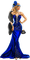 femme en bleu.Cheyenne63 - Free PNG Animated GIF