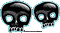 demon skullz - GIF animado gratis GIF animado