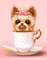 puppy in cup bp - zadarmo png animovaný GIF