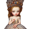 kikkapink winter child girl princess fantasy - gratis png geanimeerde GIF