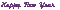 Happy New Year.Text.Animated.Purple - Δωρεάν κινούμενο GIF κινούμενο GIF