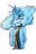 Rena Bourlesque Woman Frau blau blue - ücretsiz png animasyonlu GIF