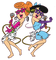 Wilma and Betty - gratis png animerad GIF