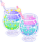 Kawaii pixel drinks - фрее пнг анимирани ГИФ