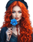 loly33 femme rousse - 免费PNG 动画 GIF