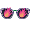 Sunglasses Fire - GIF animé gratuit GIF animé