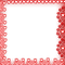 Frame.Flowers.Hearts.White.Red - ücretsiz png animasyonlu GIF