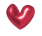 kikkapink deco vintage valentine scrap heart red - PNG gratuit GIF animé