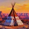 Native American Wigwam - gratis png geanimeerde GIF