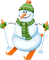 Winter. Snowman. Leila - Free PNG Animated GIF