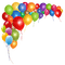 Kaz_Creations Party Balloons - zadarmo png animovaný GIF