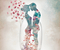 Romantic couple silhouette 6. - GIF animate gratis