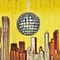 Discoball above a Yellow City - png gratis GIF animasi