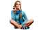 autumn woman kikkapink - ilmainen png animoitu GIF