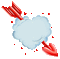 arrow flèche valentine valentin heart coeur deco - Free animated GIF Animated GIF
