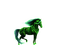 green fantasy horse - zadarmo png animovaný GIF