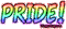 rainbow glitter pride zingerbug - Free animated GIF Animated GIF