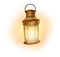Una lámpara con luz