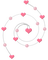 Kaz_Creations Deco Beads Hearts  Colours - ilmainen png animoitu GIF