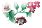 soave deco flowers animated branch spring summer - Бесплатный анимированный гифка анимированный гифка