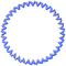 Hearts.Circle.Frame.Blue - PNG gratuit GIF animé