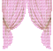pink curtain - GIF animé gratuit GIF animé