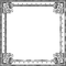 SILVER goth  FRAME cadre argent gothique - Free PNG Animated GIF
