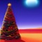 Christmas Tree in the Desert - Free PNG Animated GIF