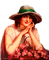 Y.A.M._Vintage Lady woman hat - 無料png アニメーションGIF