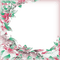 soave frame spring flowers circle pink green - бесплатно png анимированный гифка